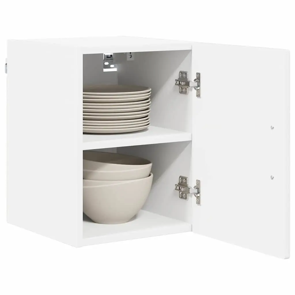 Wall Cabinet 30x31x40cm High Gloss White Modern Kitchen Storage Organiser 2 pcs