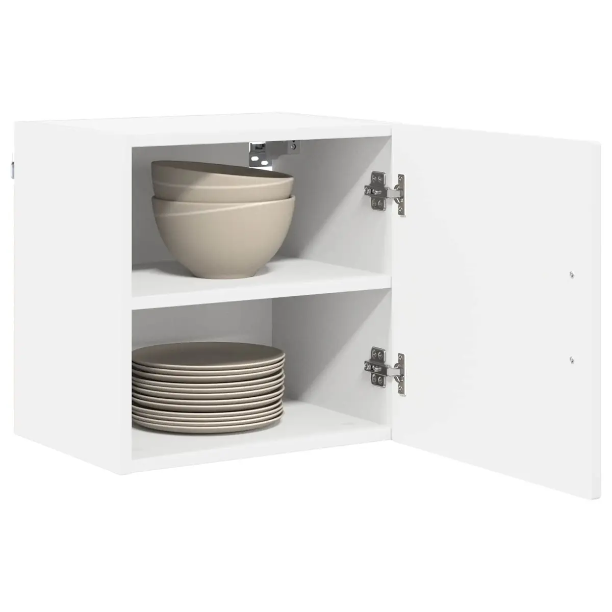 Wall Cabinet PORTO Kitchen Storage White 40 x 31 x 40 cm Engineered Wood