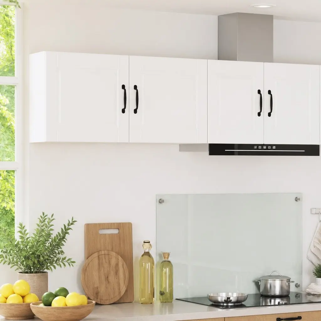 Wall Cabinet 50x31x40cm White Engineered Wood Wall-mounted Storage