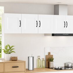 Transform Your Kitchen with PORTO White Wall Cabinet 80x31x40cm