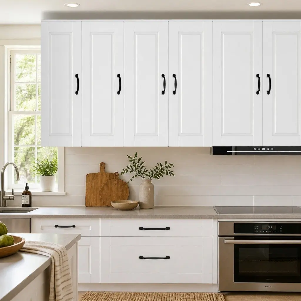 Wall Cabinet 30x31x80cm High Gloss White Engineered Wood Modern Kitchen Storage