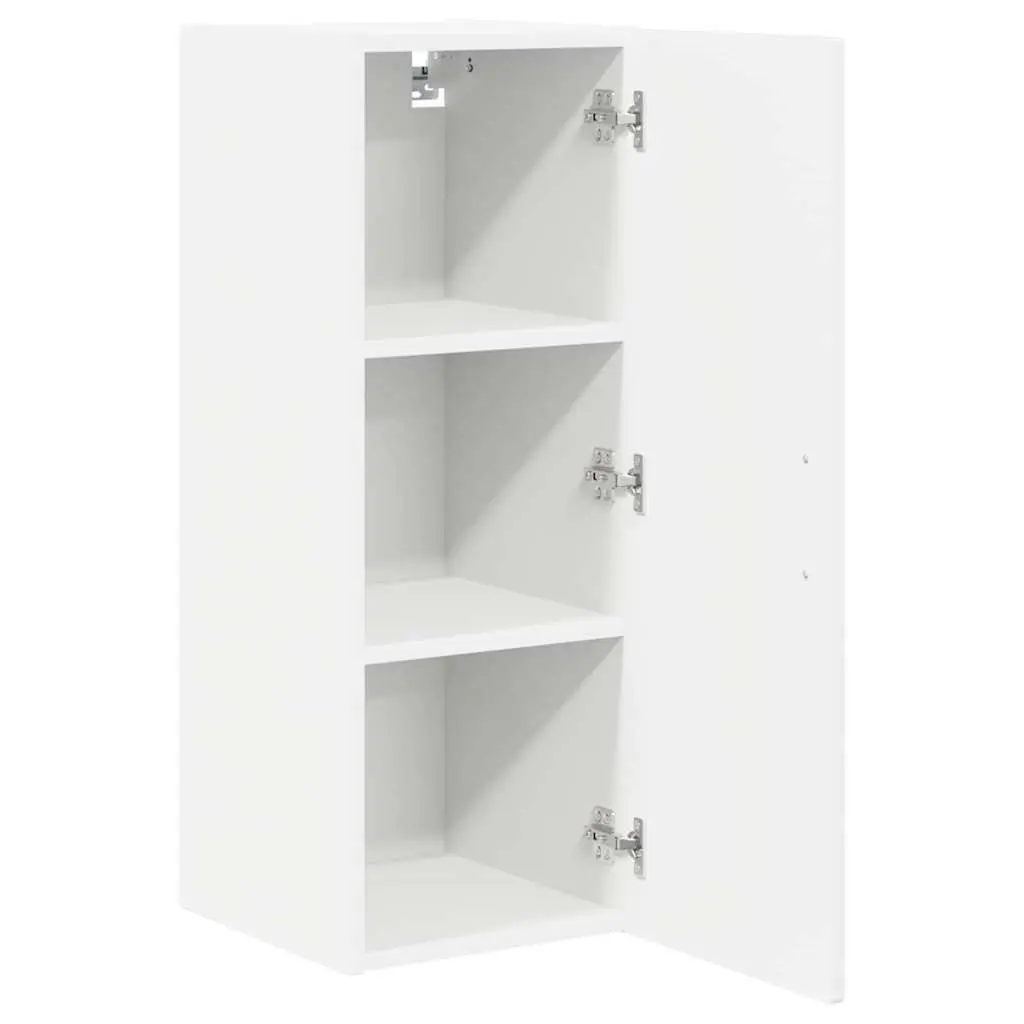 Wall Cabinet 30x31x80cm High Gloss White Engineered Wood Modern Kitchen Storage
