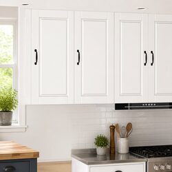 Elevate Your Kitchen with a High Gloss White Wall Cabinet