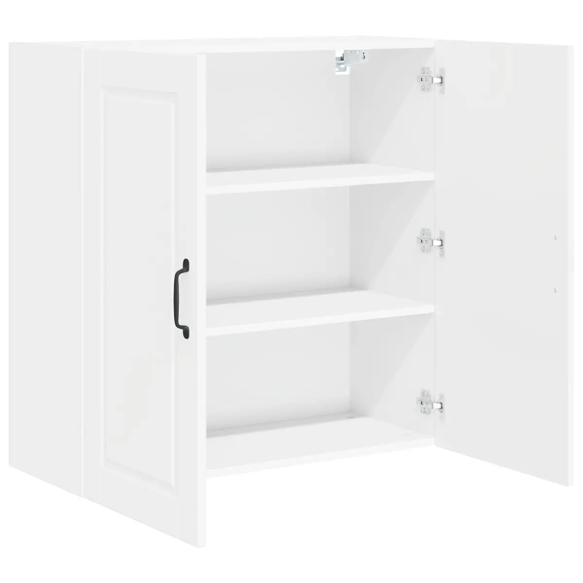Wall Cabinet PORTO White 80 x 31 x 80 cm Kitchen Storage Engineered Wood
