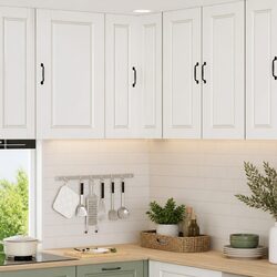 Maximise Your Kitchen Space with This Stylish Corner Cabinet