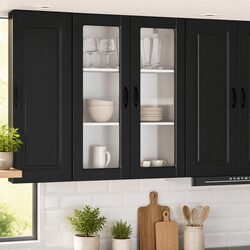 Stylish Kitchen Storage Solution: Wall Cabinet PORTO 80x31x100cm