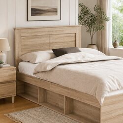 Modern 135cm Headboard in Sonoma Oak Brown for Your Bedroom