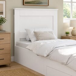 Elevate Your Bedroom Aesthetic with a 90cm White Headboard