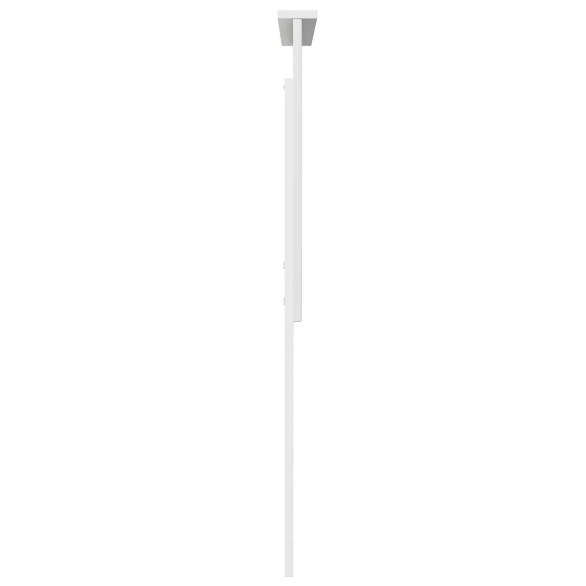 Headboard White 100 cm Modern Wall-Mounted Bedroom Adjustable Height Engineered