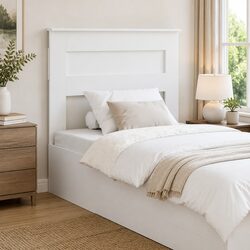Enhance Your Bedroom with a Contemporary White Headboard