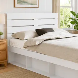 Enhance Your Bedroom with a Contemporary White Headboard
