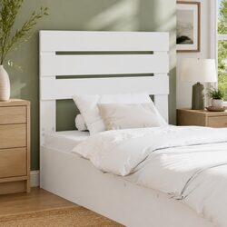 Elevate Your Bedroom Aesthetic with a Modern White Headboard