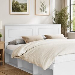 Elevate Your Space with a Modern White Headboard