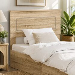 Enhance Your Bedroom's Style with a Modern Brown Headboard