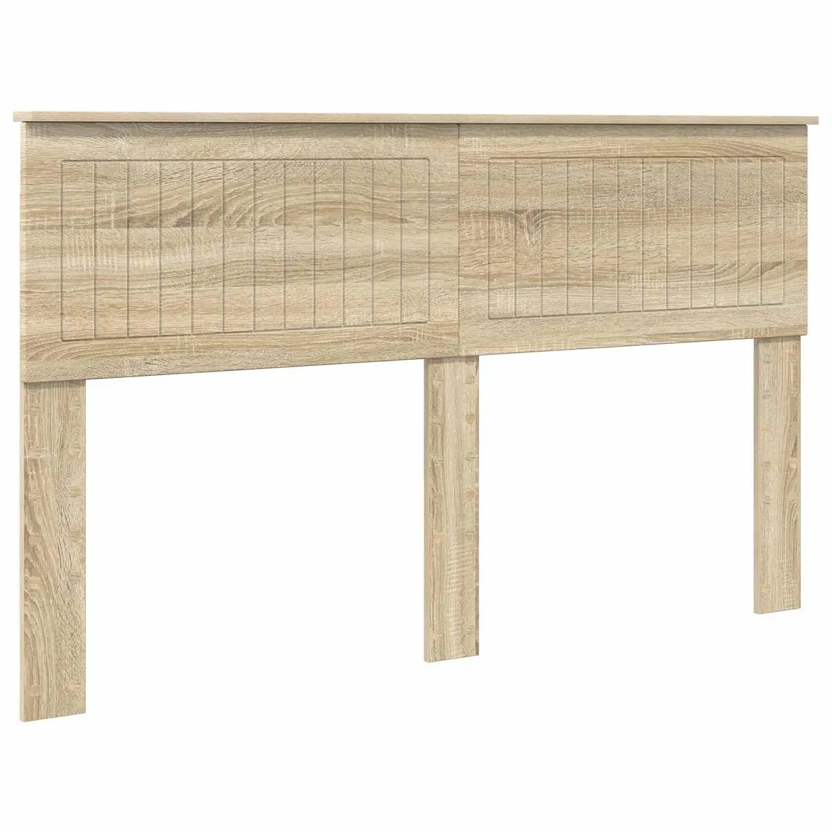 Headboard Sonoma Oak Engineered Wood Modern Minimalist Bedroom Furniture Brown