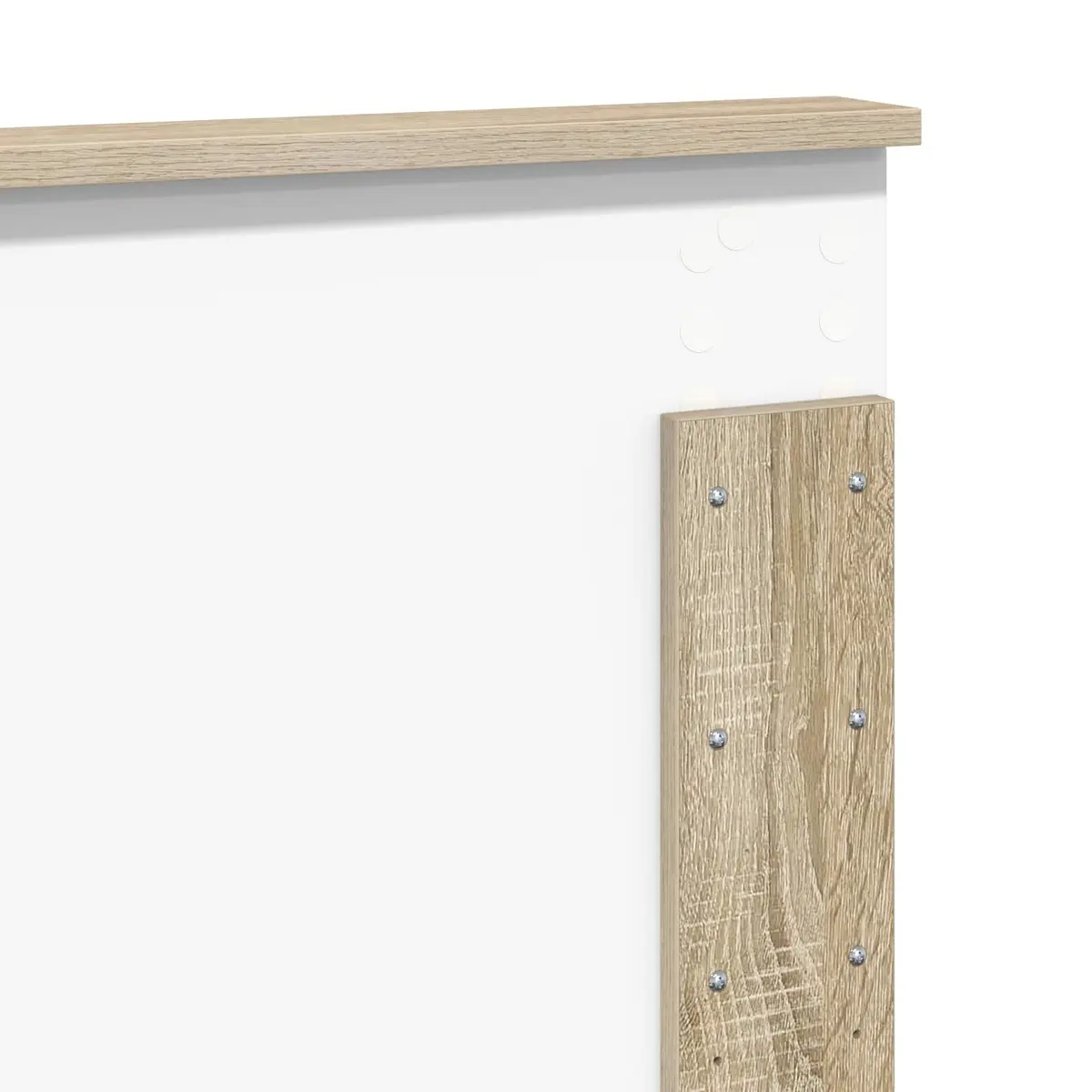 Headboard Sonoma Oak Engineered Wood Modern Minimalist Bedroom Furniture Brown
