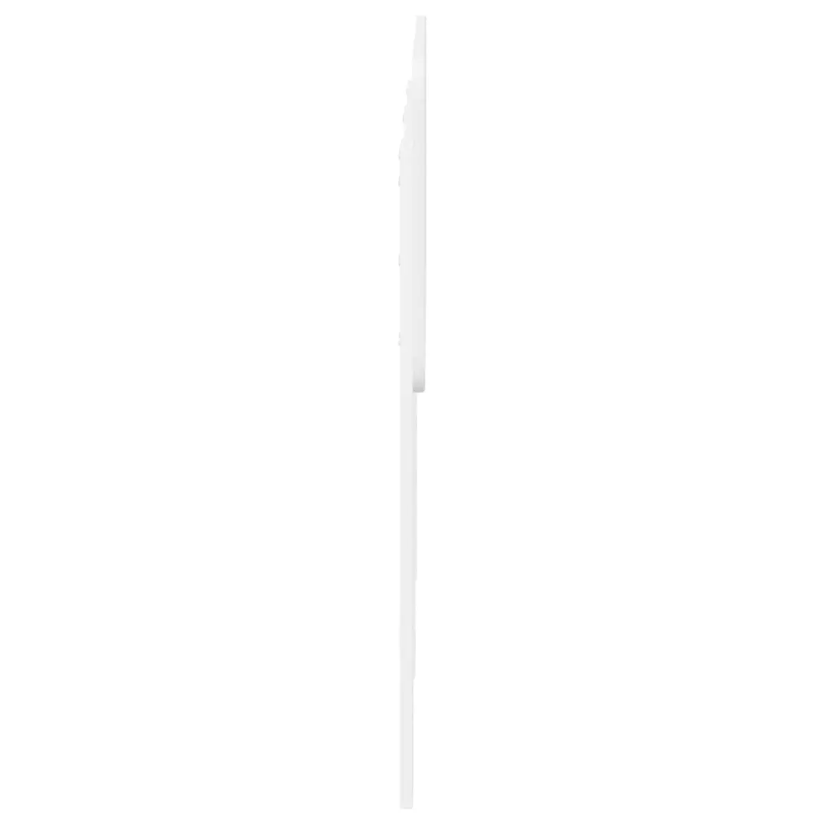 White Headboard Modern Minimalist Design Engineered Wood Bedroom Furniture