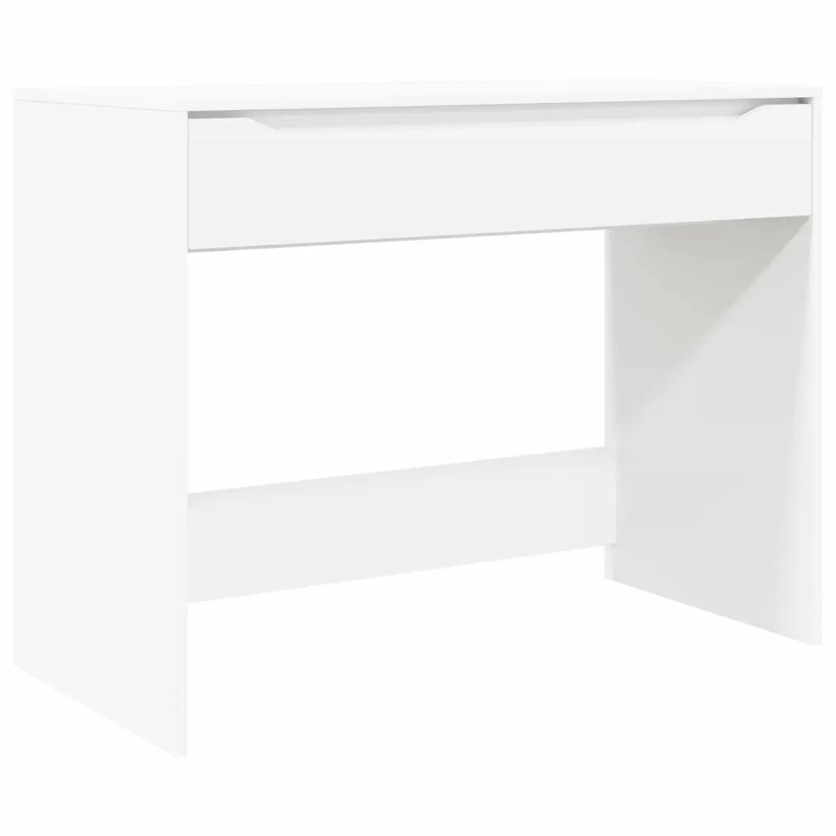 Engineered Wood Desk 100 x 50 cm Rectangular with Integrated Storage Drawer