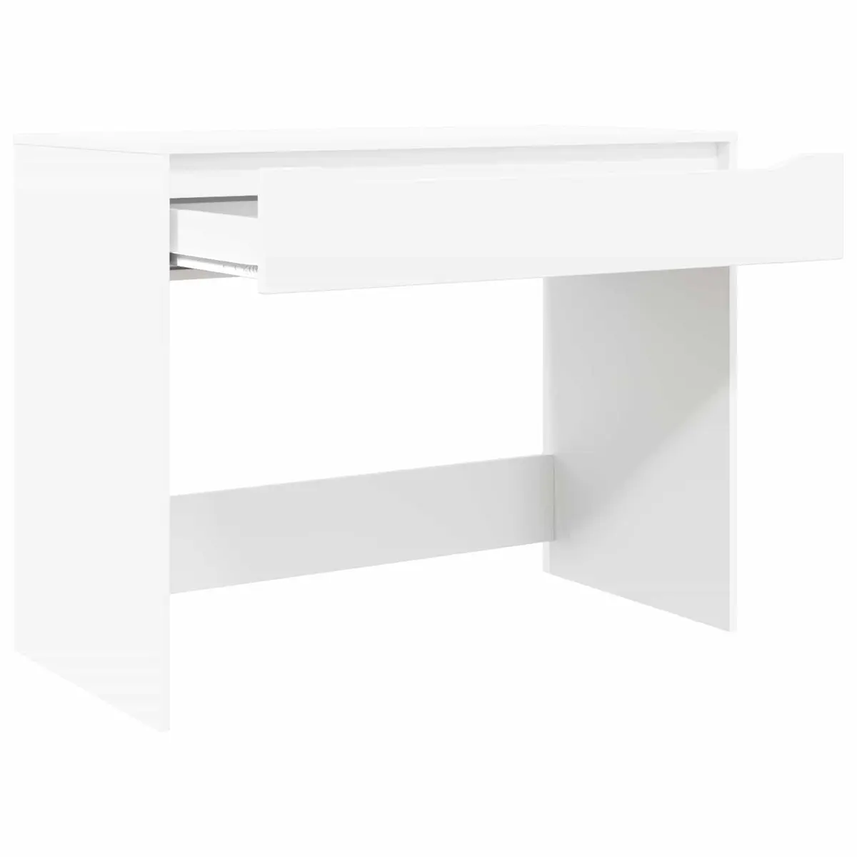 Engineered Wood Desk 100 x 50 cm Rectangular with Integrated Storage Drawer