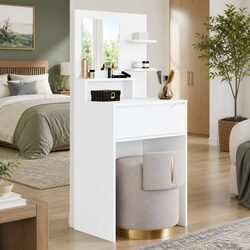 Elevate Your Space with a Modern White Vanity Table