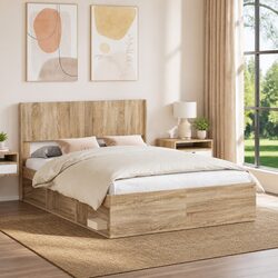 Elevate Your Bedroom Style with a Brown Oak Headboard