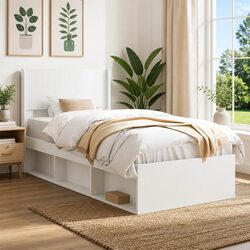 Elevate Your Bedroom Decor with a White Slat Headboard