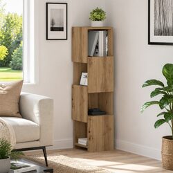 Maximize Your Living Room with a Modern Corner Cabinet