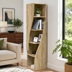 Elevate Your Space with a Stylish Brown Corner Cabinet