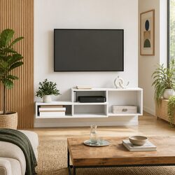 Enhance Your Space with a Wall Mounted TV Stand 120x25x28.5cm