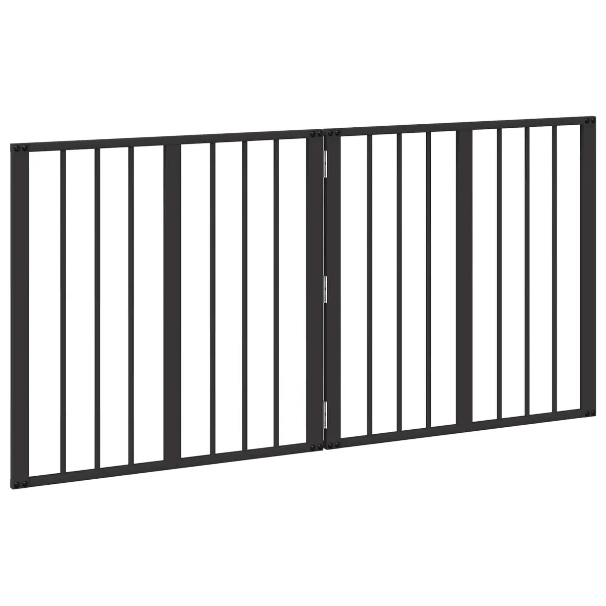 Dog Gate 60 x 60 cm Foldable Indoor Pet Enclosure Safety Fence 2 Piece