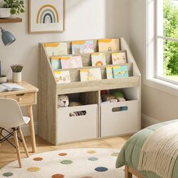 Enhance Your Child's Room with a Modern Open-Shelf Bookshelf
