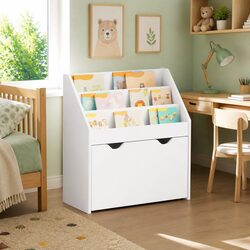 Stylish White Storage Cabinet for Kids' Rooms