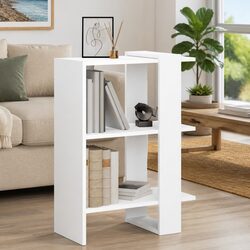 Enhance Your Space with This White Freestanding Bookshelf