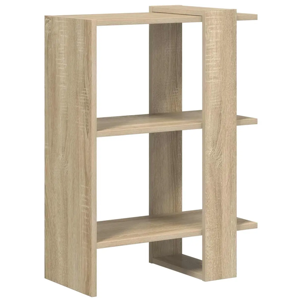 Bookshelf Sonoma Oak 52 x 25 x 71.5 cm Freestanding Storage Display Shelves