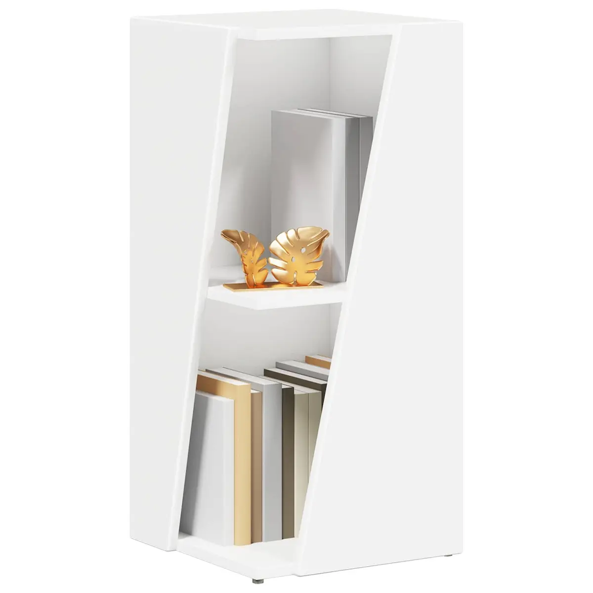 Side Shelf 33 x 32 x 70.5 cm Engineered Wood Free-standing Bookcase
