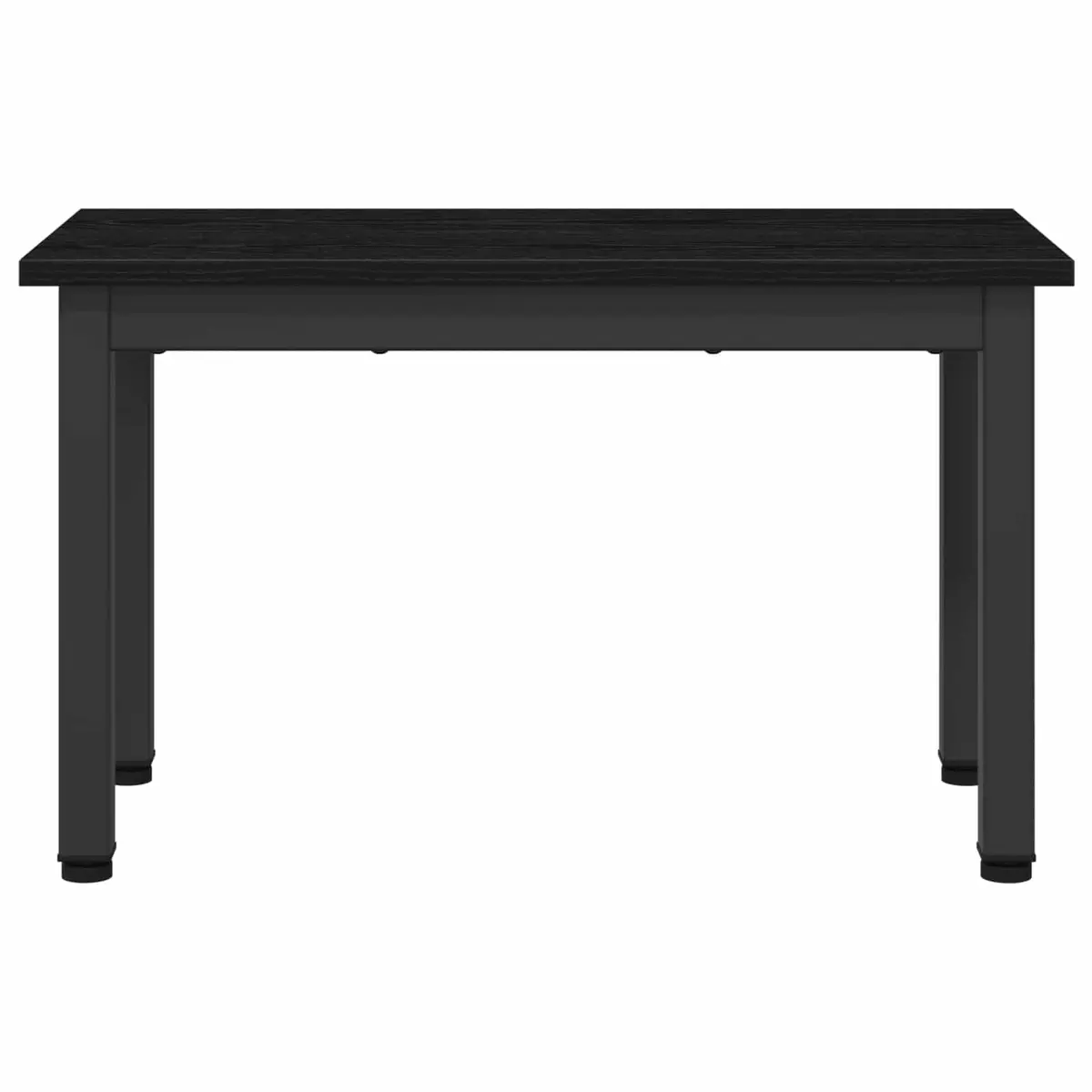 Coffee Table Black Rectangular Modern Living Room Accent Furniture 60x30x36cm