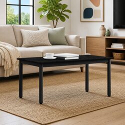 Elevate Your Living Room with a Modern Black Coffee Table
