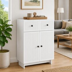 Enhance Your Living Space with a White Sideboard 66x34.5x90cm