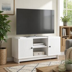 Elevate Your Living Space with This White TV Cabinet