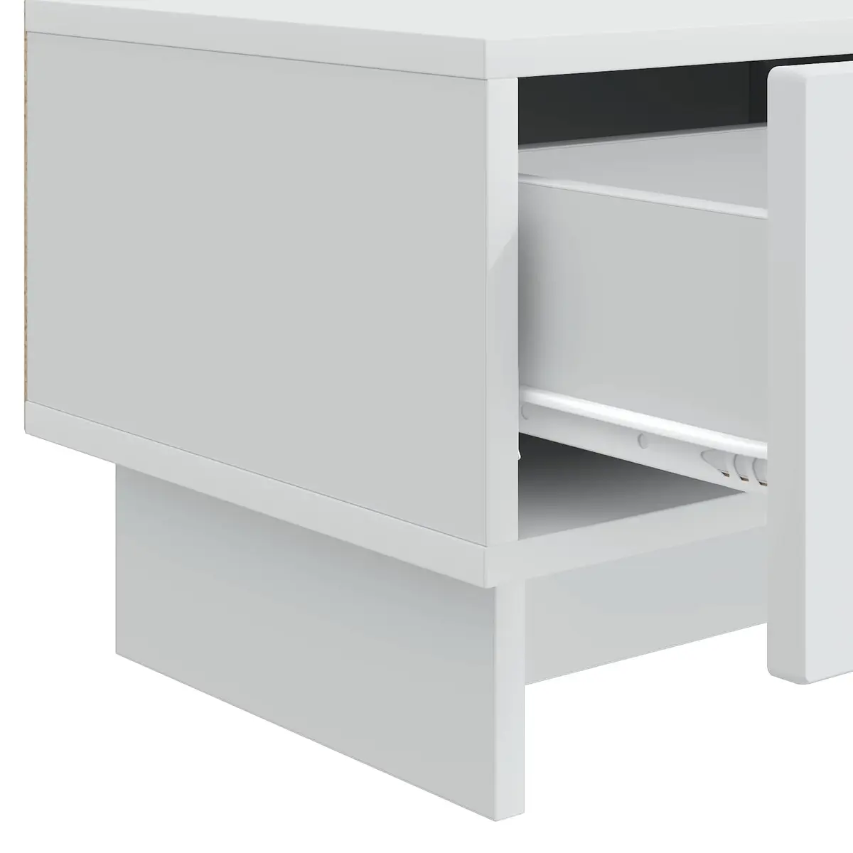 TV Cabinet 147 x 34.5 x 30 cm Engineered Wood Multifunctional Storage with Drawers