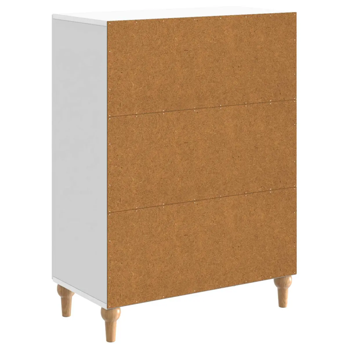 Sideboard 66 x 34.5 x 90 cm Modern Storage Cabinet Engineered Wood Buffet for Living Dining Room