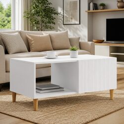 Enhance Your Living Space with a Vintage White Coffee Table