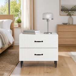White Bedside Cabinet for Enhanced Bedroom Functionality