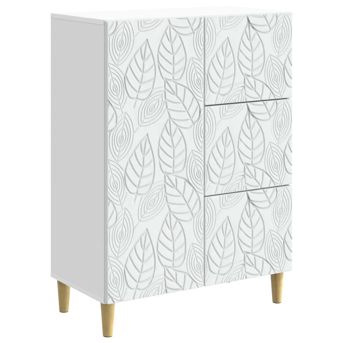 Sideboard Storage Cabinet 66x34.5x90cm Engineered Wood Vintage