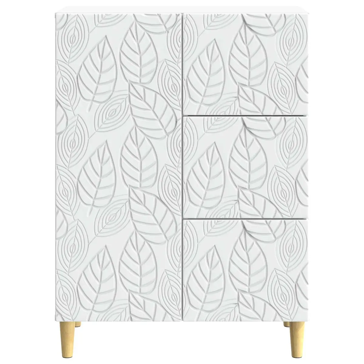 Sideboard Storage Cabinet 66x34.5x90cm Engineered Wood Vintage