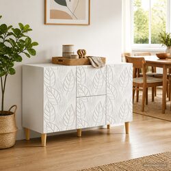 Elegant White Sideboard Storage Cabinet for Any Room