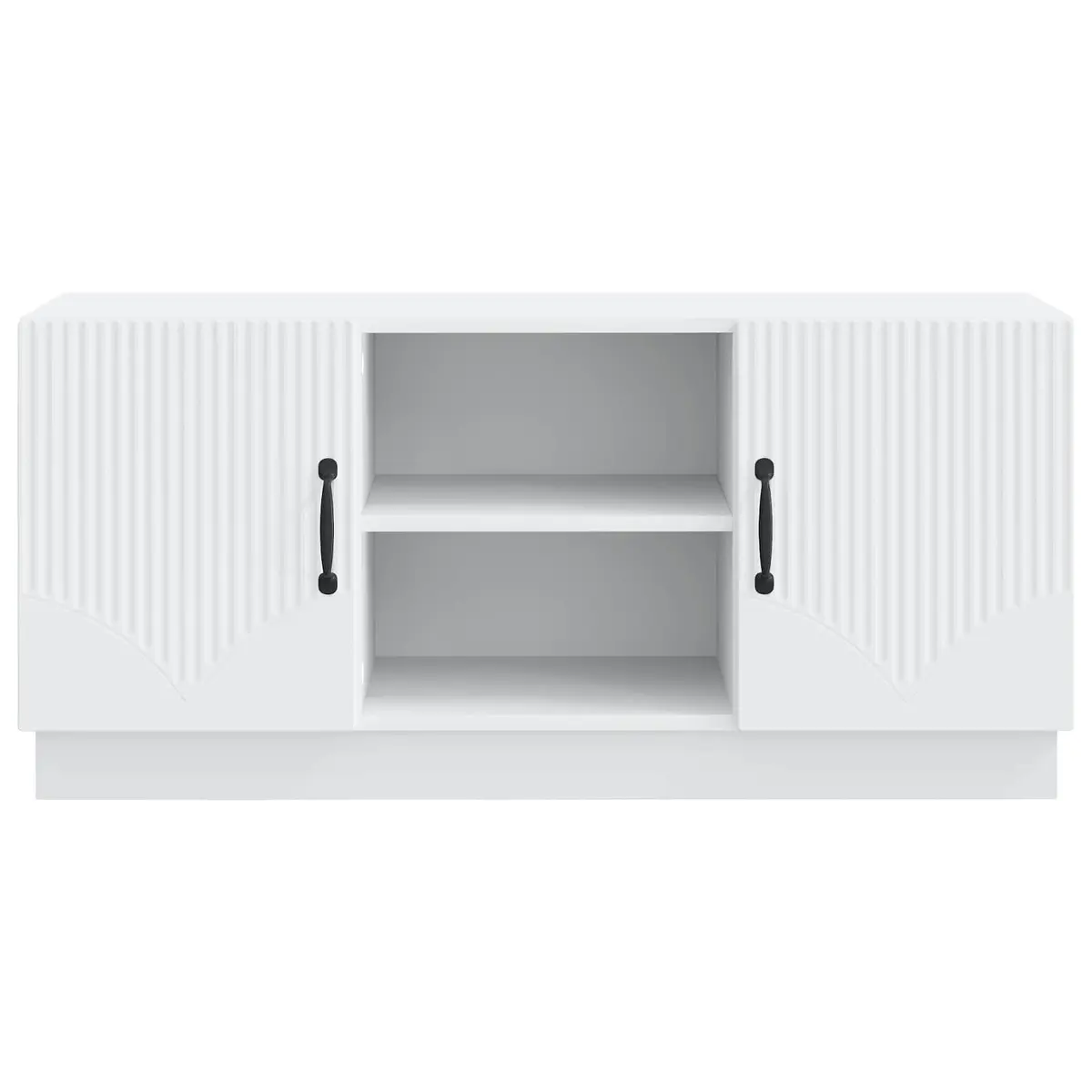 White TV Cabinet Entertainment Centre Storage Unit Modern Living Room Furniture