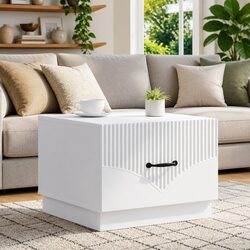 Elevate Your Space with a Functional White Coffee Table