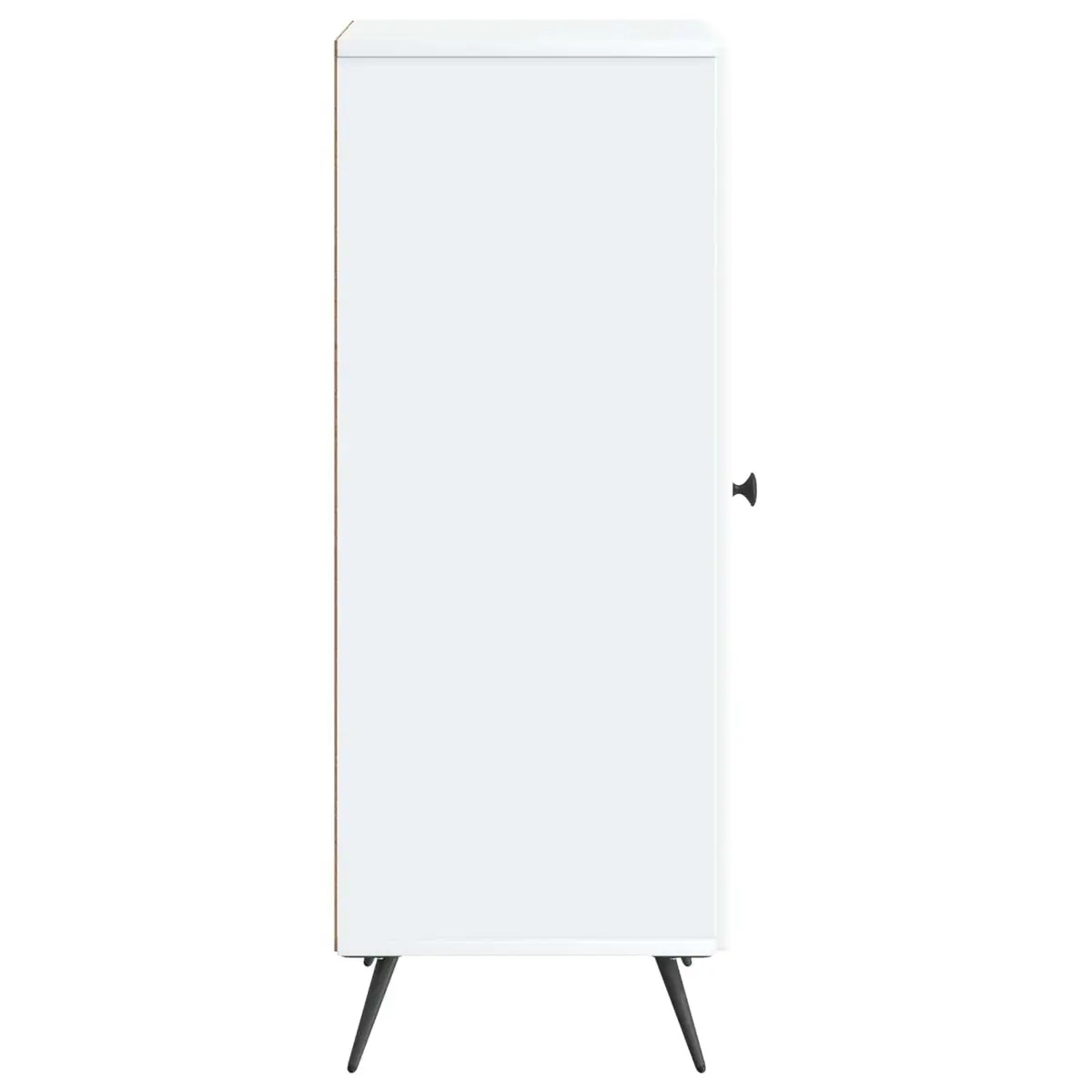 White Sideboard Buffet Cabinet Storage Adjustable Shelving Engineered Wood
