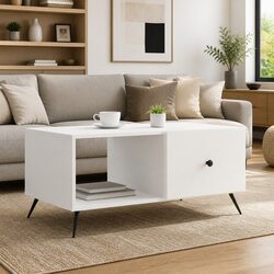 Enhance Your Living Space with a White Coffee Table